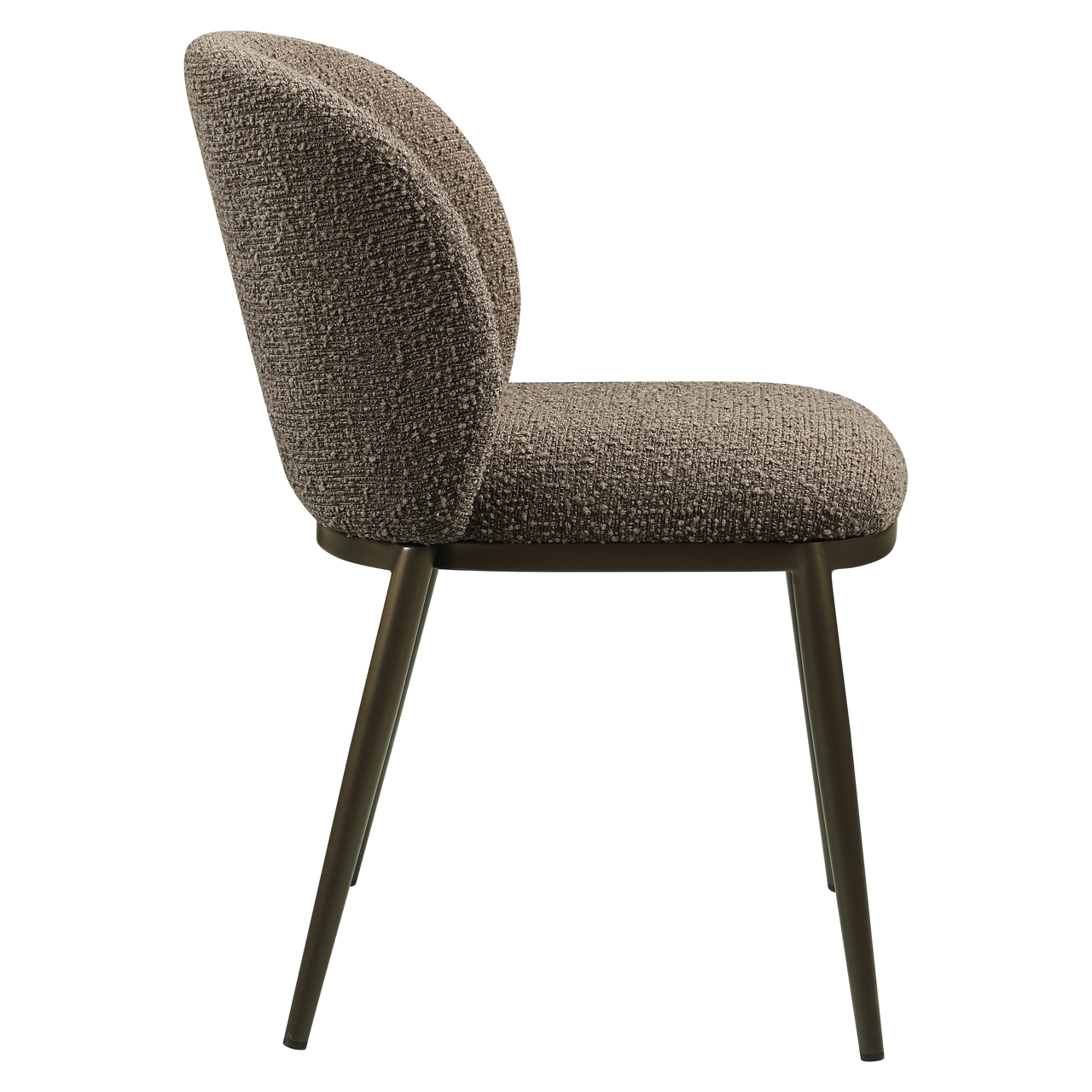 - Eetkamerstoel Gandy brown chunky
