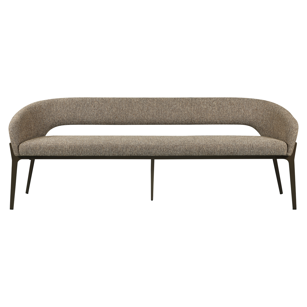 - Eetkamer bank Kenzi brown tweed