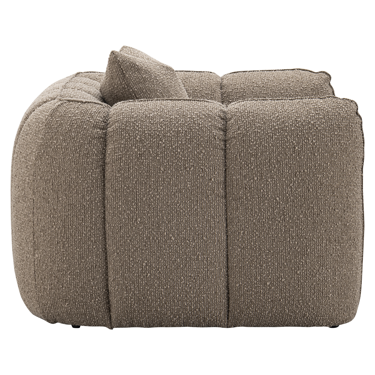 - Lounge stoel Hogan mocca chunky fire retardant