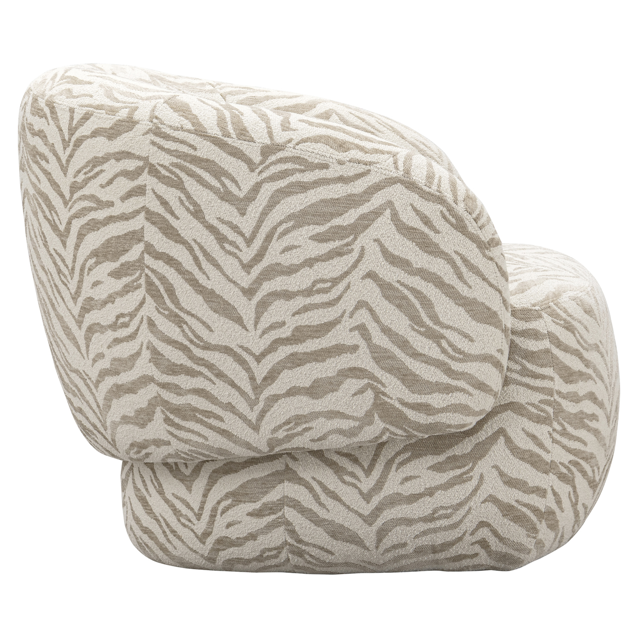 - Lounge stoel Milano beige tiger