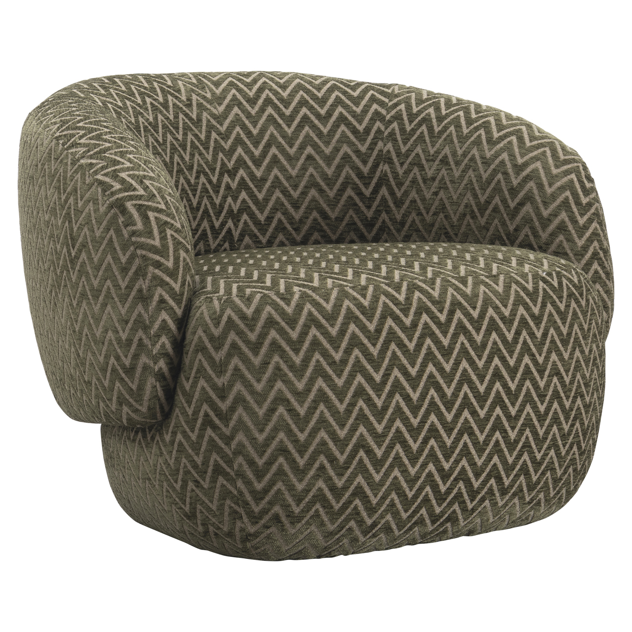 - Lounge stoel Milano moss chevron