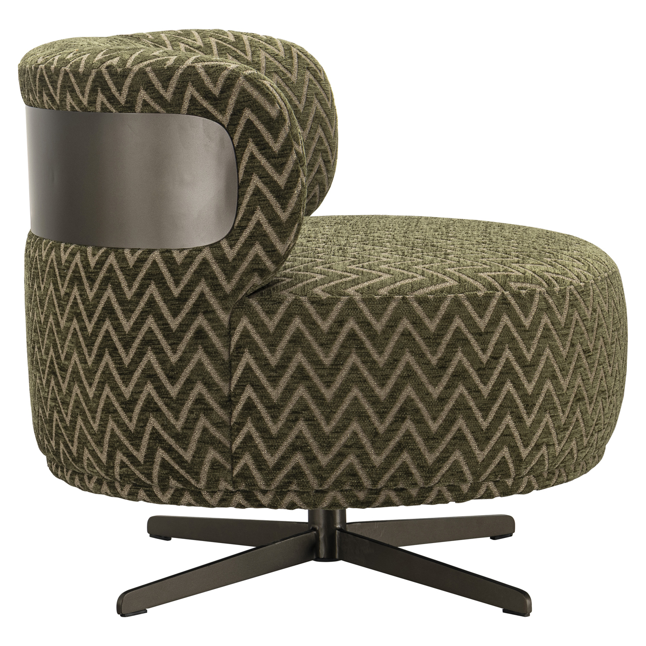 - Lounge stoel Lauren moss chevron