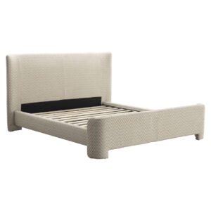 - Bed Divana beige chevron 160x200