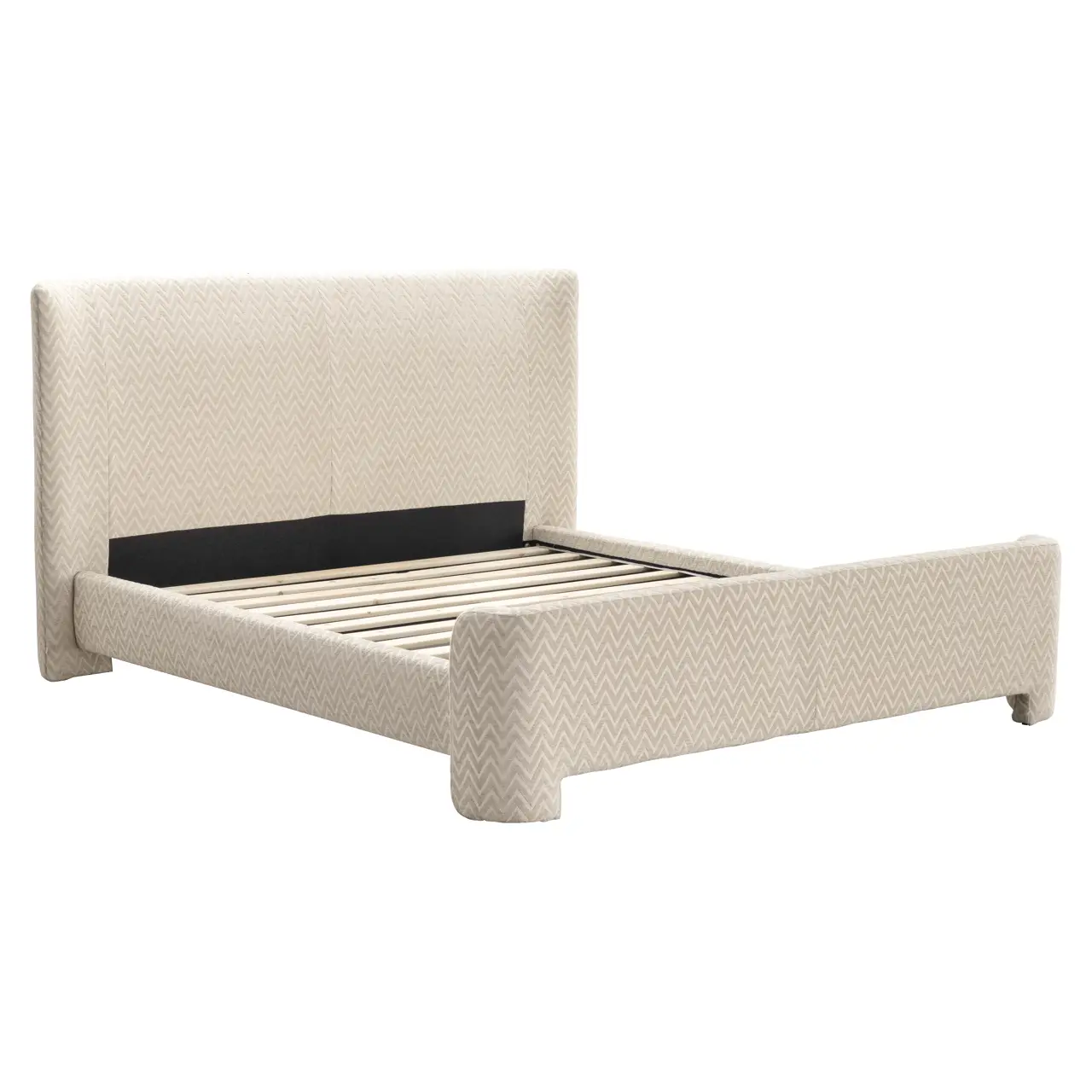 - Bed Divana beige chevron 160x200