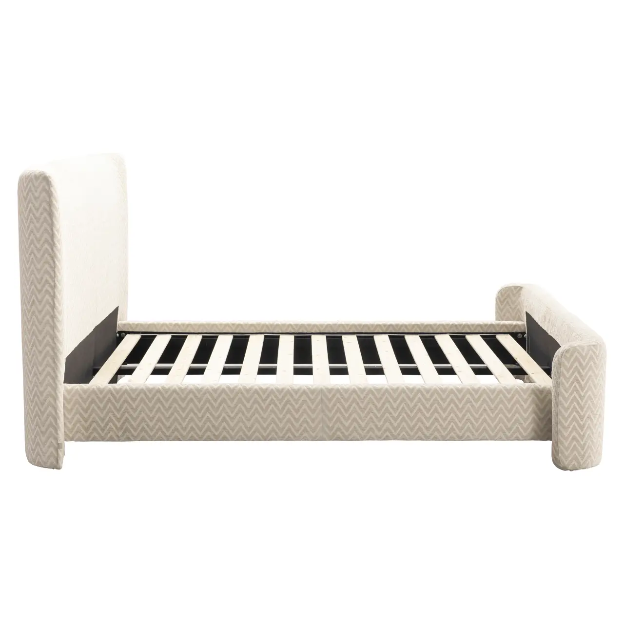- Bed Divana beige chevron 160x200