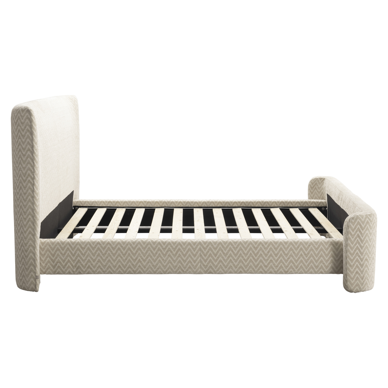 - Bed Divana beige chevron 160x200