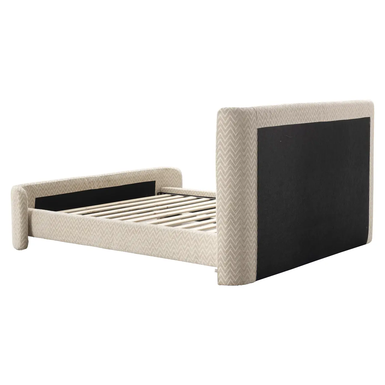 - Bed Divana beige chevron 160x200