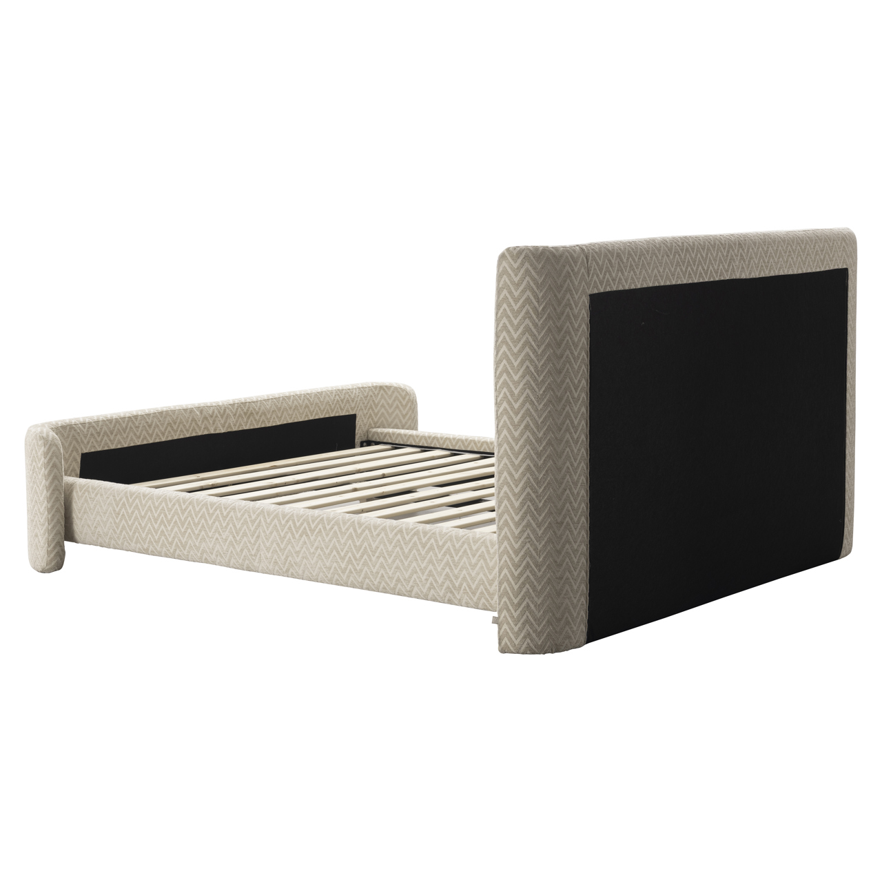 - Bed Divana beige chevron 160x200