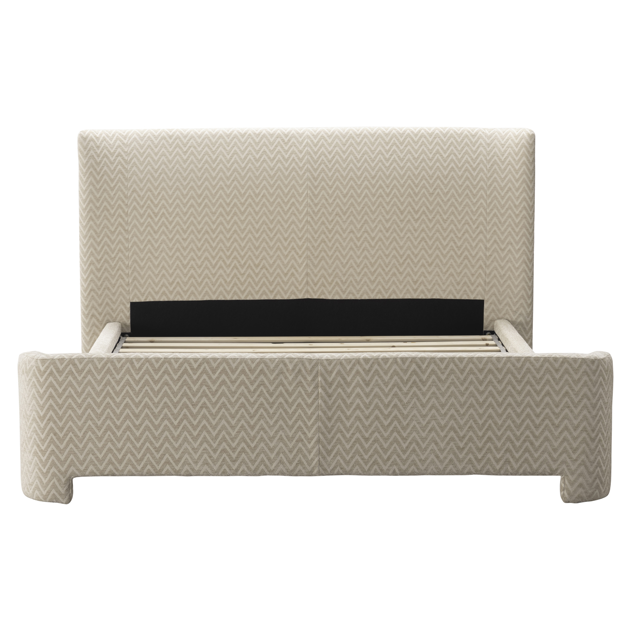 - Bed Divana beige chevron 160x200