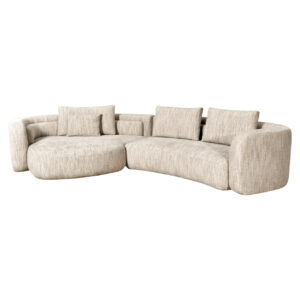 - Bank Angusto natural softweave lounge left