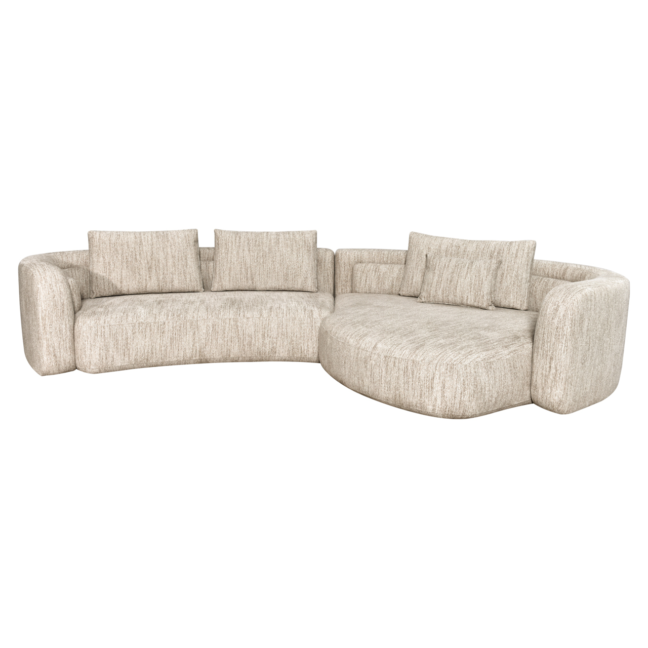 - Bank Angusto natural softweave lounge right