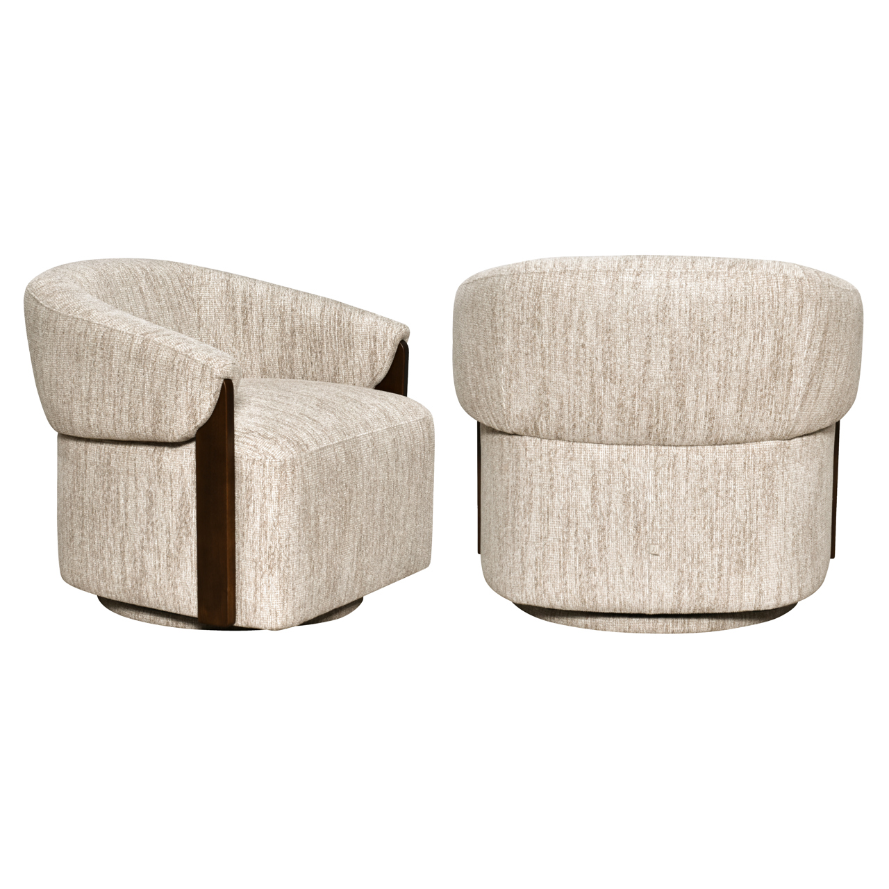 - Lounge stoel Marina natural softweave swivel fire retardant
