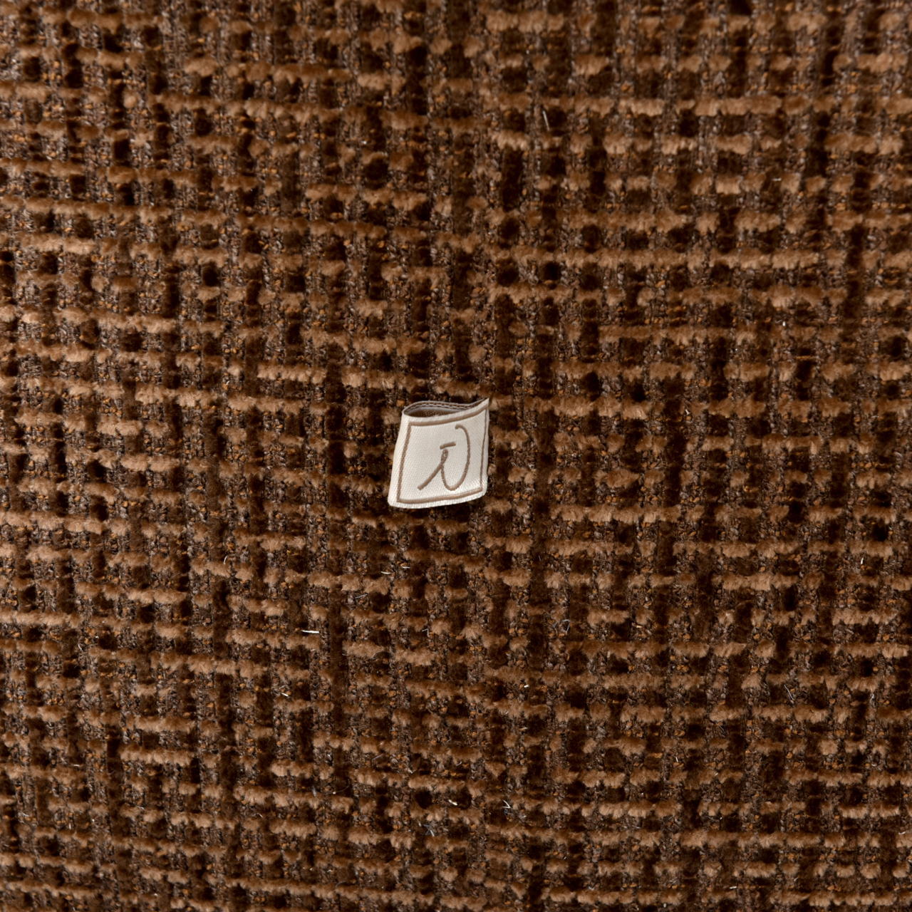 - Lounge stoel Marina brown blockweave swivel fire retardant