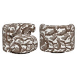 - Lounge stoel Talley brown nature swivel