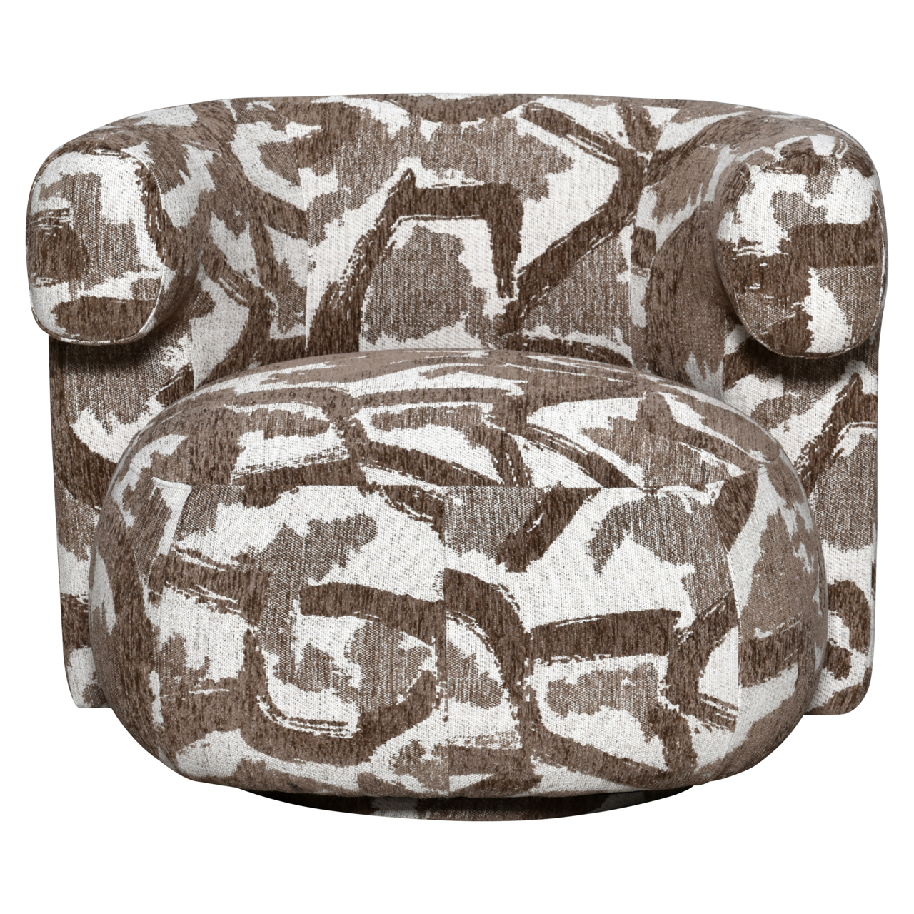 - Lounge stoel Talley brown nature swivel