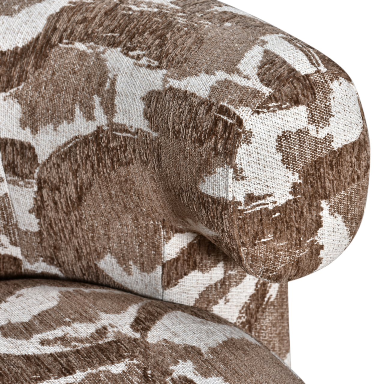 - Lounge stoel Talley brown nature swivel