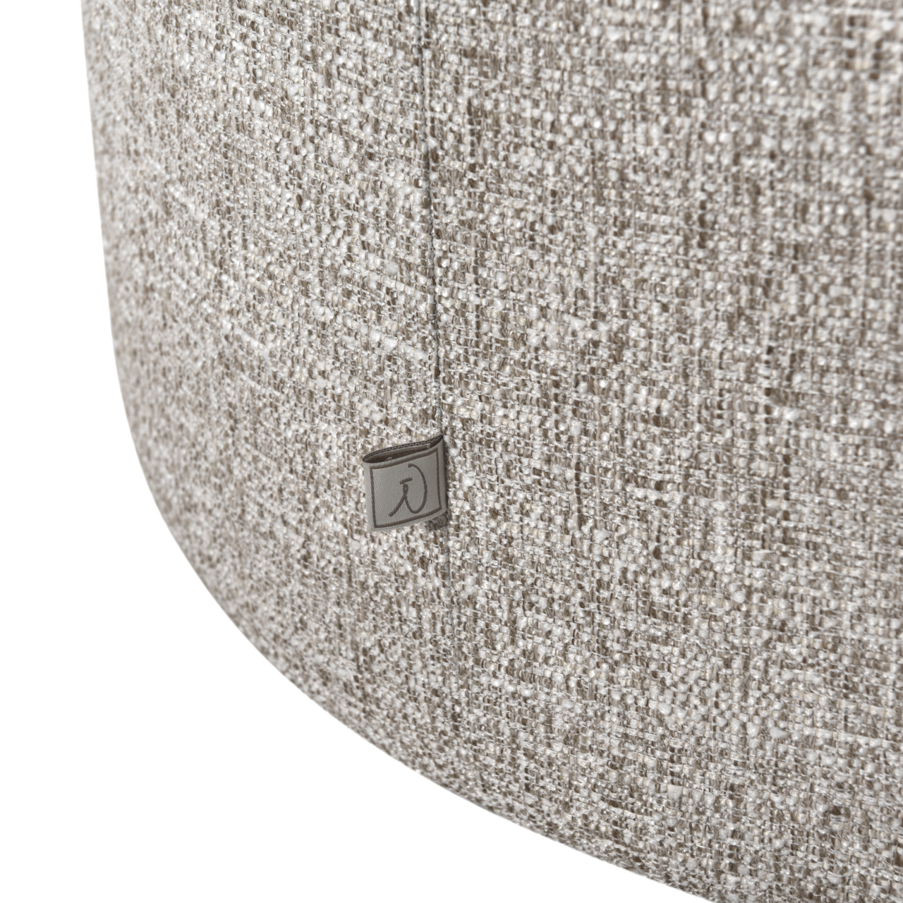 - Lounge stoel Talley cream tweed swivel