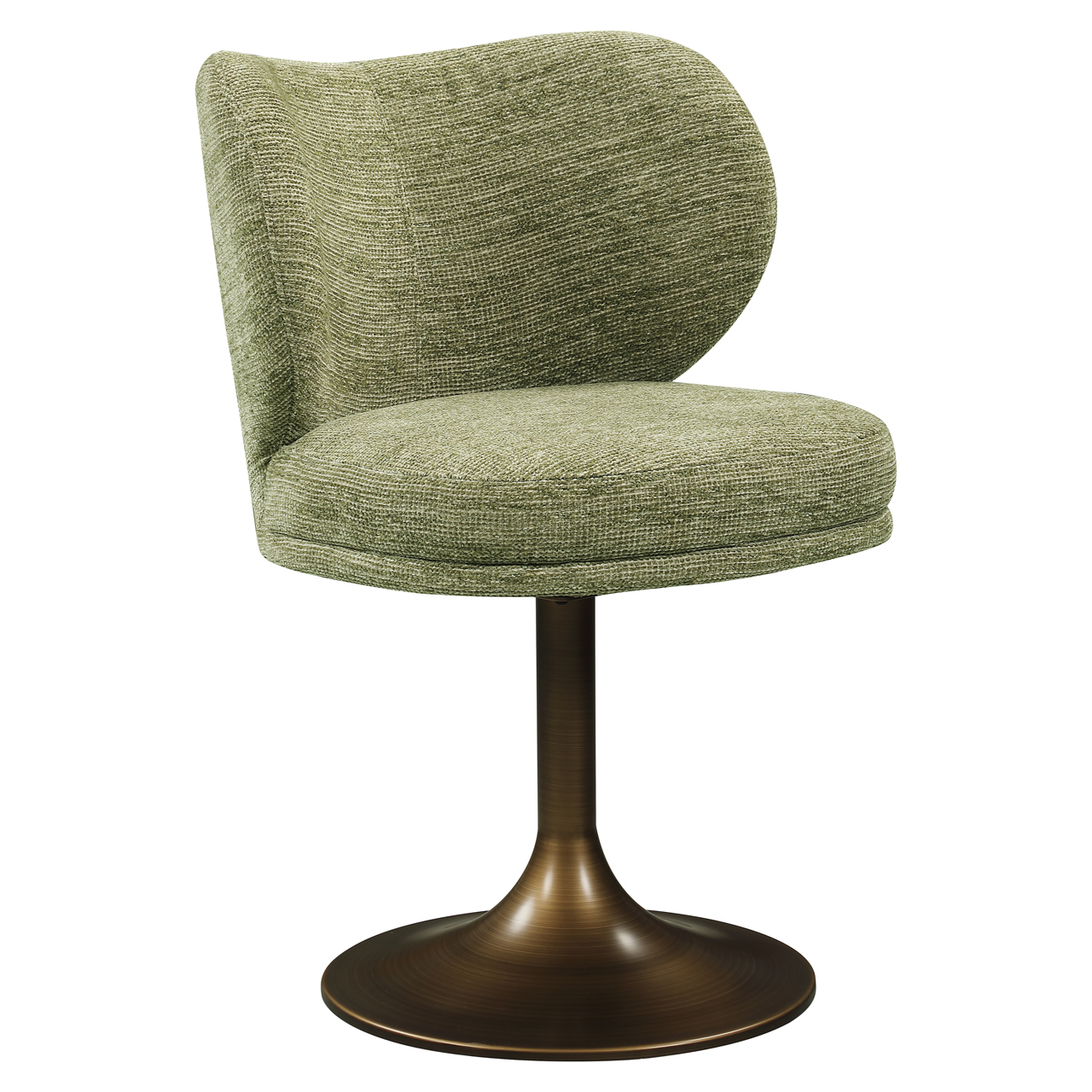 - Eetkamerstoel Amely pistache softweave swivel