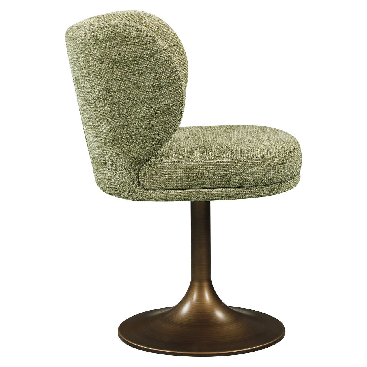 - Eetkamerstoel Amely pistache softweave swivel
