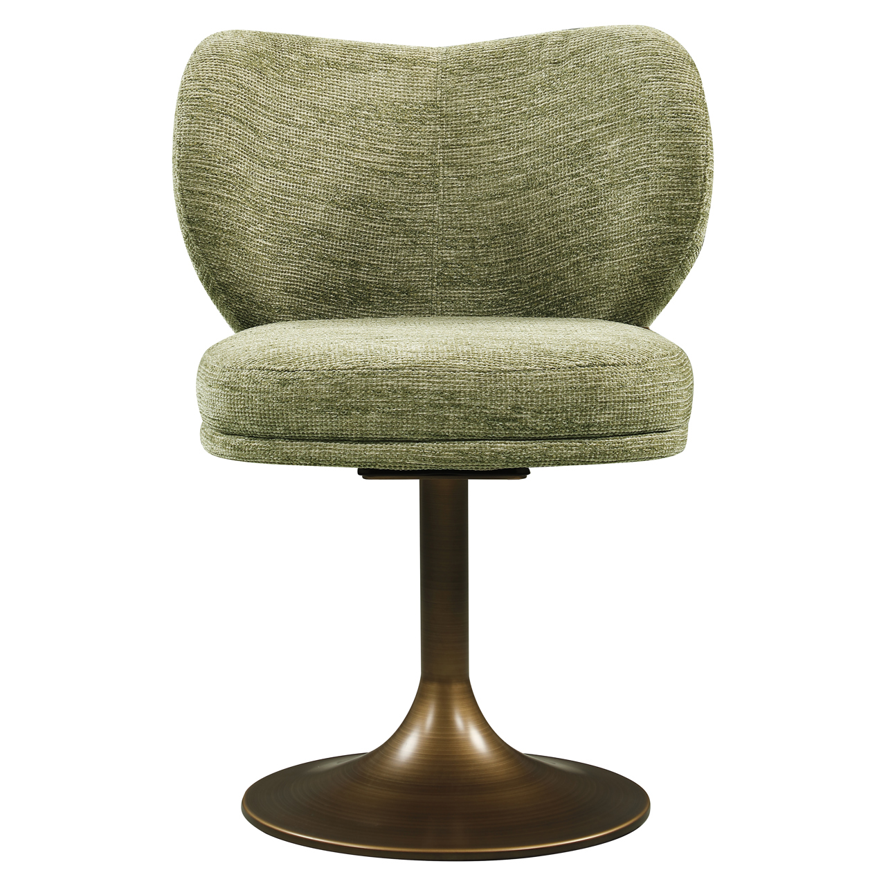 - Eetkamerstoel Amely pistache softweave swivel