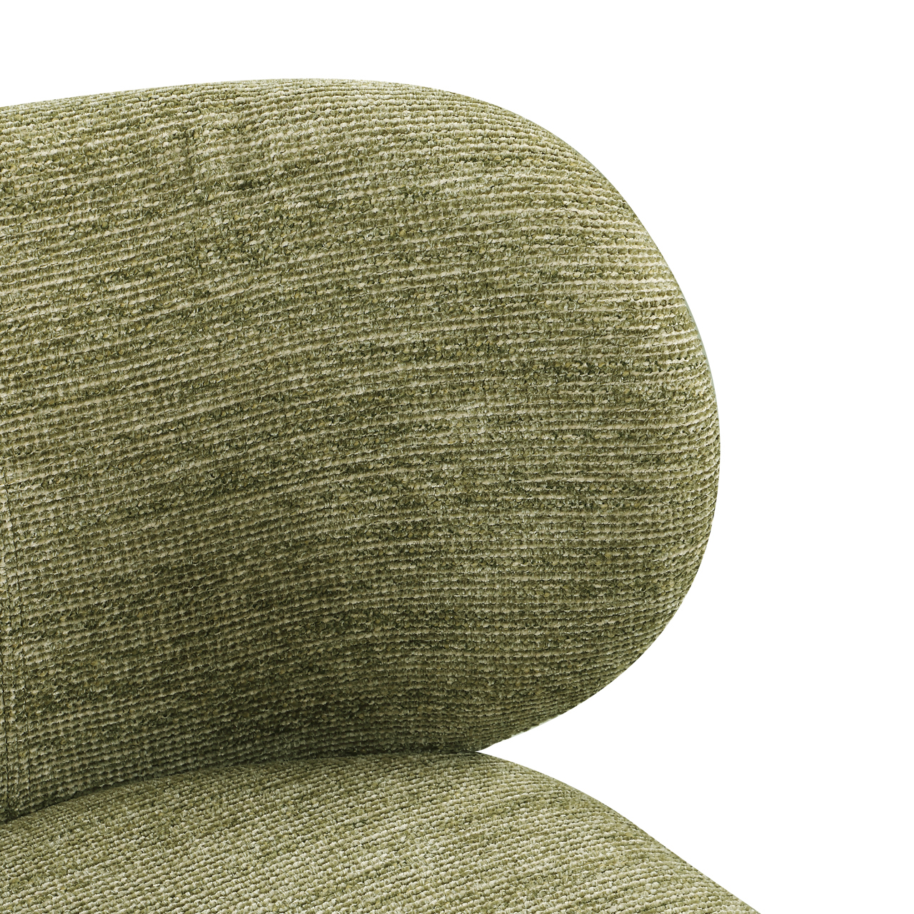 - Eetkamerstoel Amely pistache softweave swivel