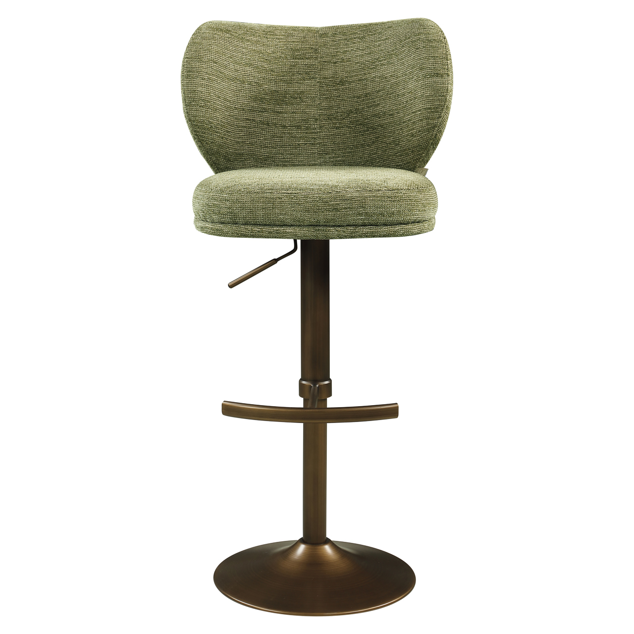- Barstoel Amely pistache softweave swivel