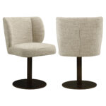 - Eetkamerstoel Fiona natural softweave swivel