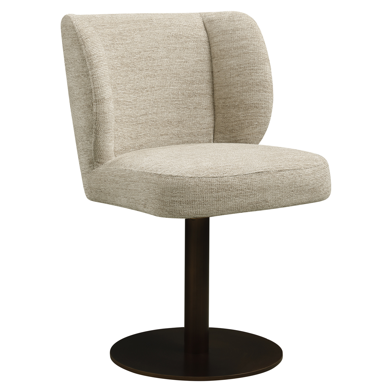 - Eetkamerstoel Fiona natural softweave swivel