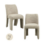 - Eetkamerstoel Maya natural softweave (Set of 2)