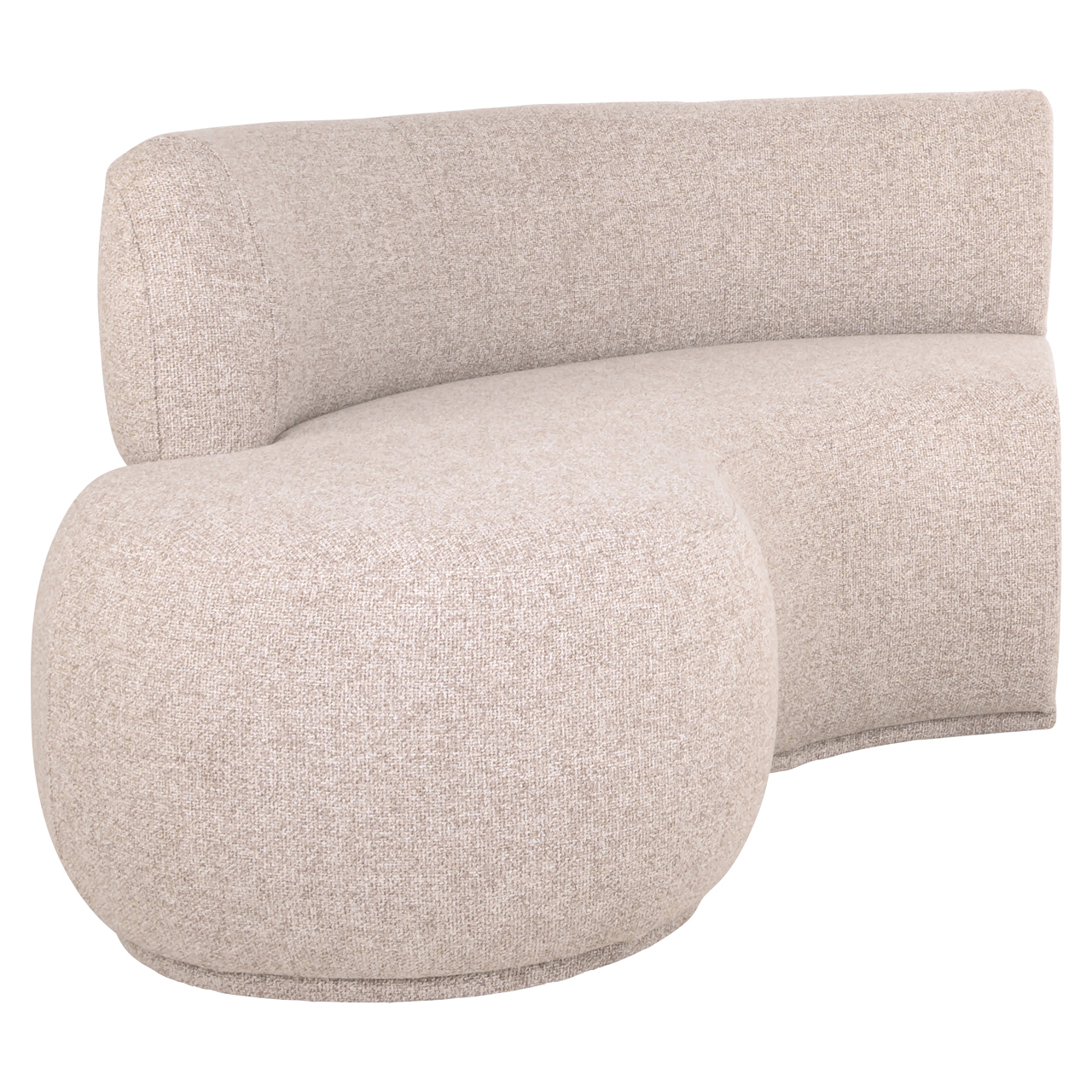 - Eetkamer bank Sorrobon customized open end left round