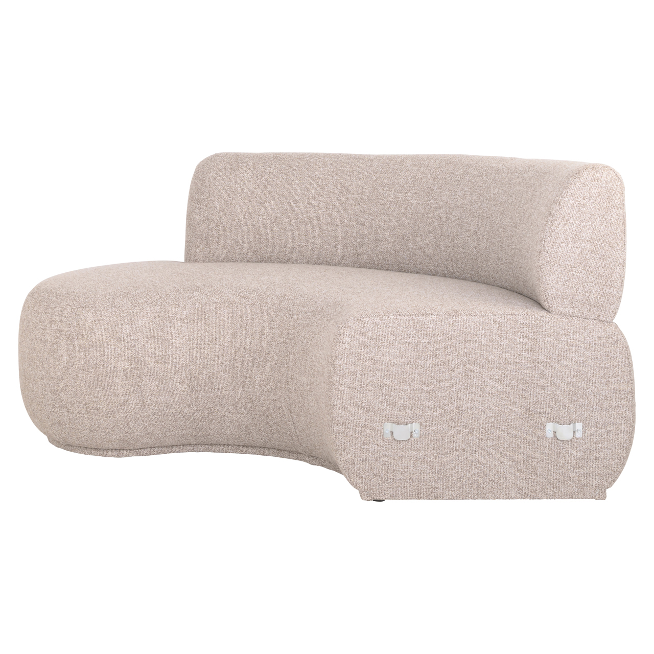- Eetkamer bank Sorrobon customized open end left round