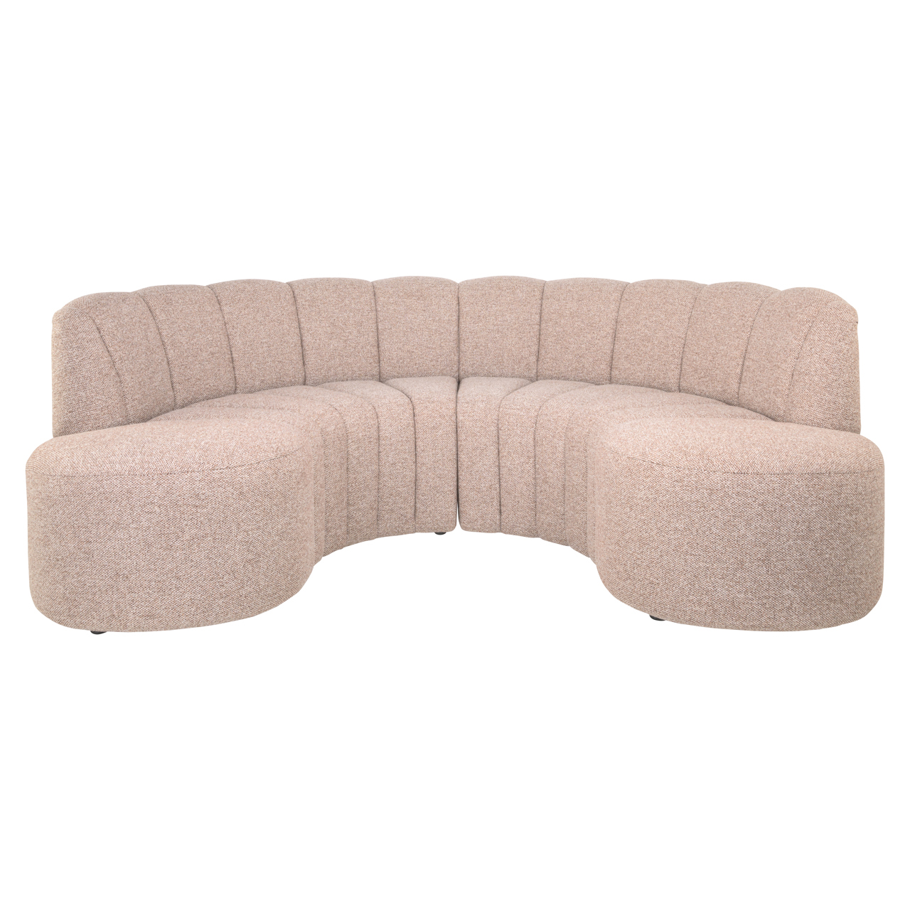 - Eetkamer bank Landmark customized open end left round