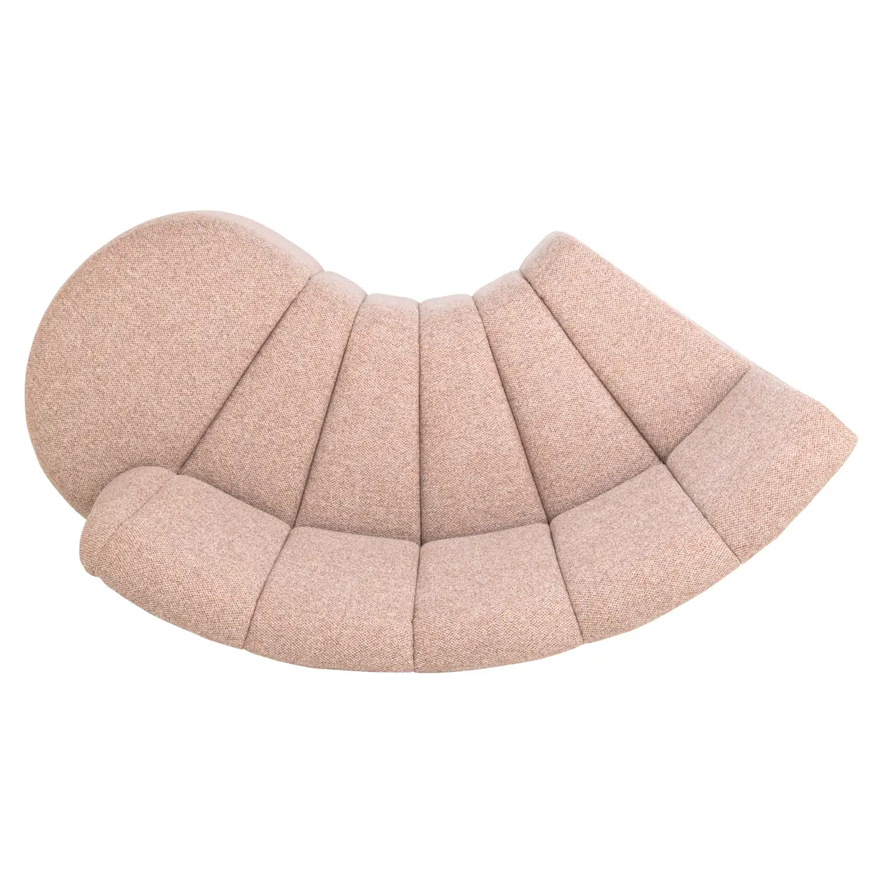 - Eetkamer bank Landmark cayenne cognac open end right round - fully upholstered