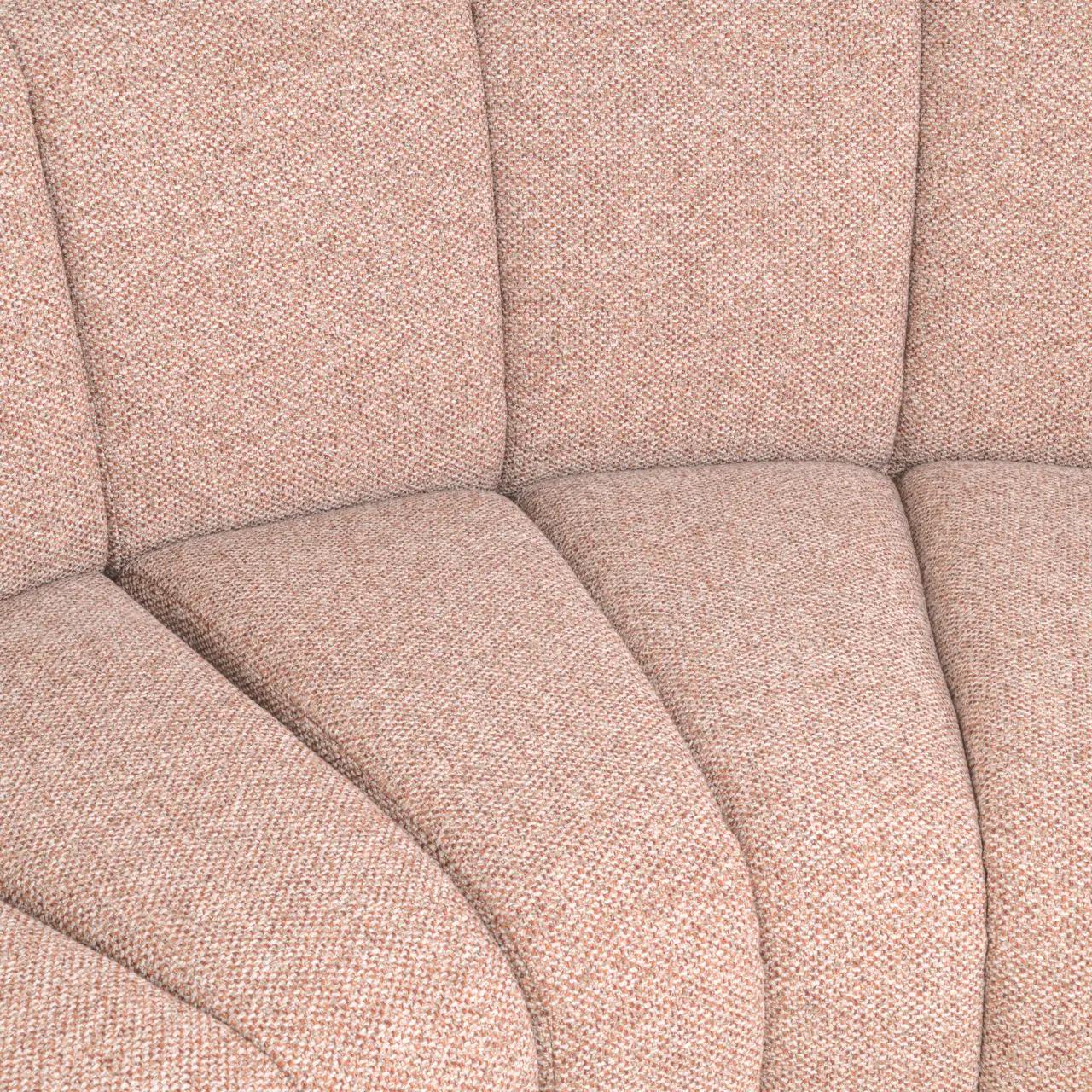 - Eetkamer bank Landmark cayenne cognac open end right round - fully upholstered