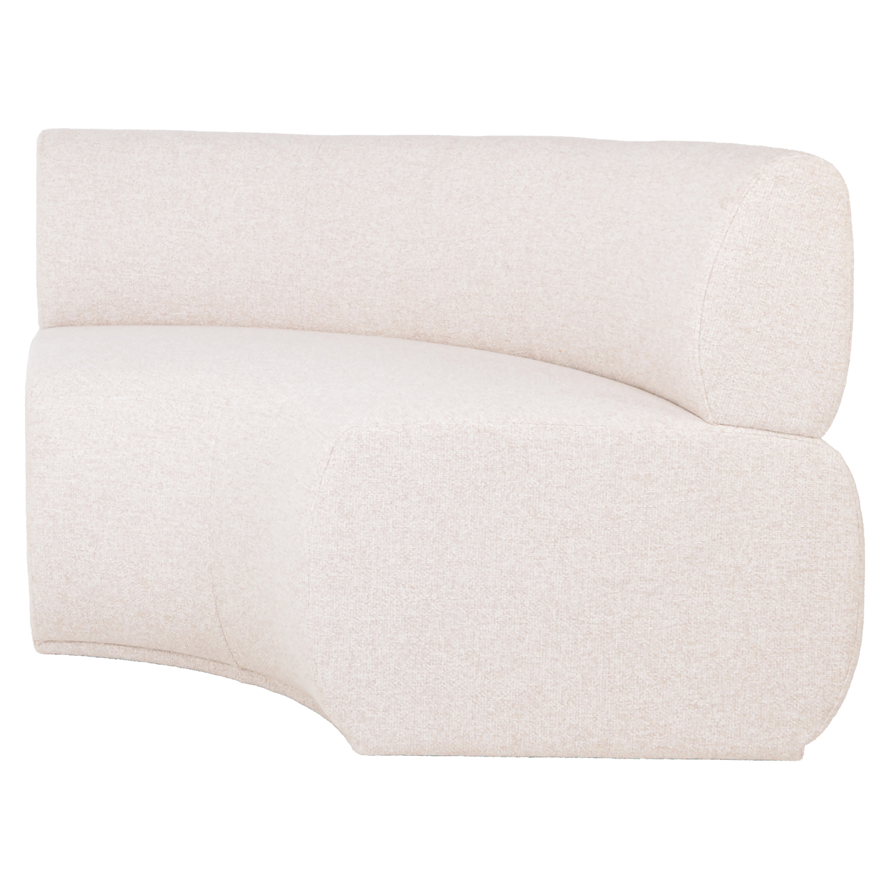 - Eetkamer bank Sorrobon cayenne ecru corner round