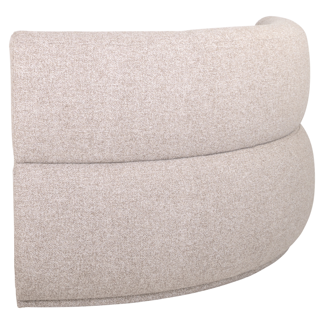 - Eetkamer bank Sorrobon cayenne ecru open end left round