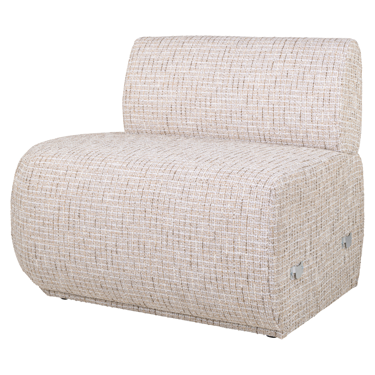 - Eetkamer bank Sorrobon trendy cream open end left straight