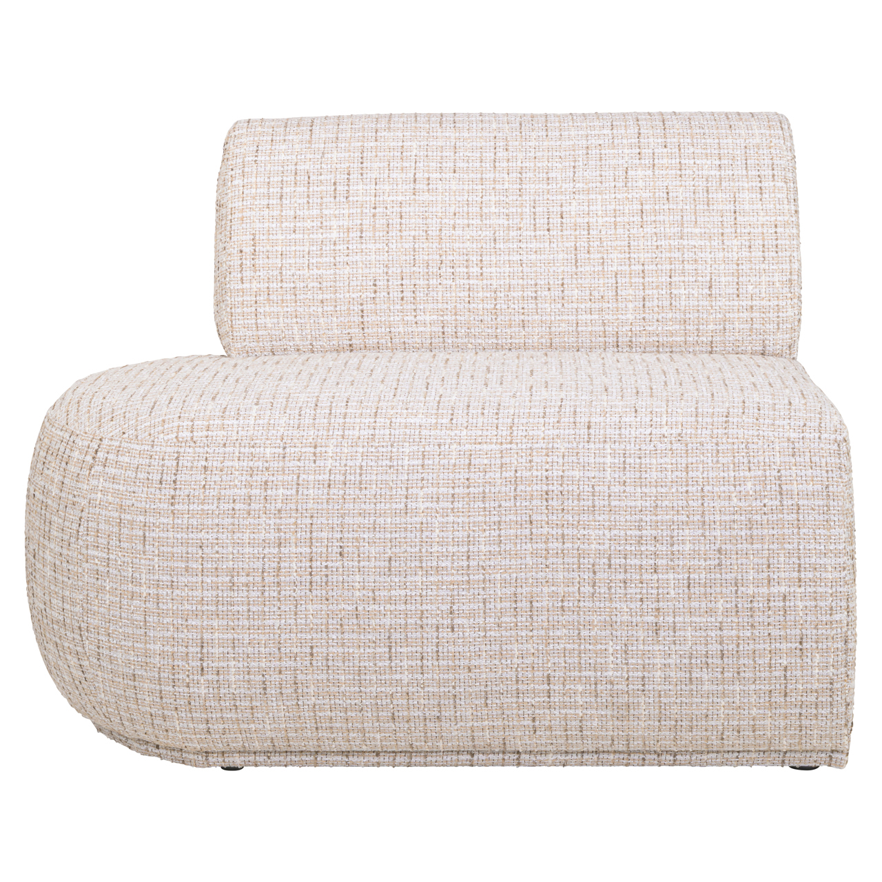 - Eetkamer bank Sorrobon trendy cream open end left straight