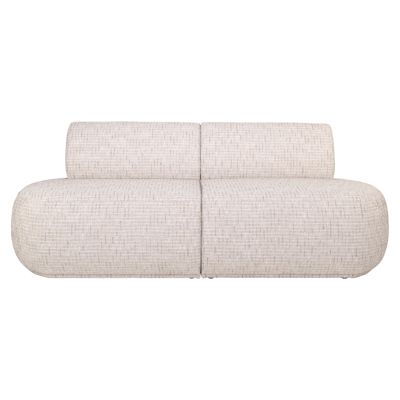 - Eetkamer bank Sorrobon trendy cream open end left straight