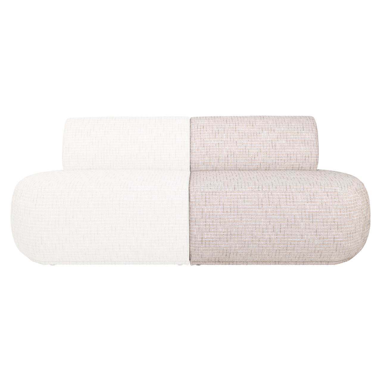 - Eetkamer bank Sorrobon trendy cream open end right straight