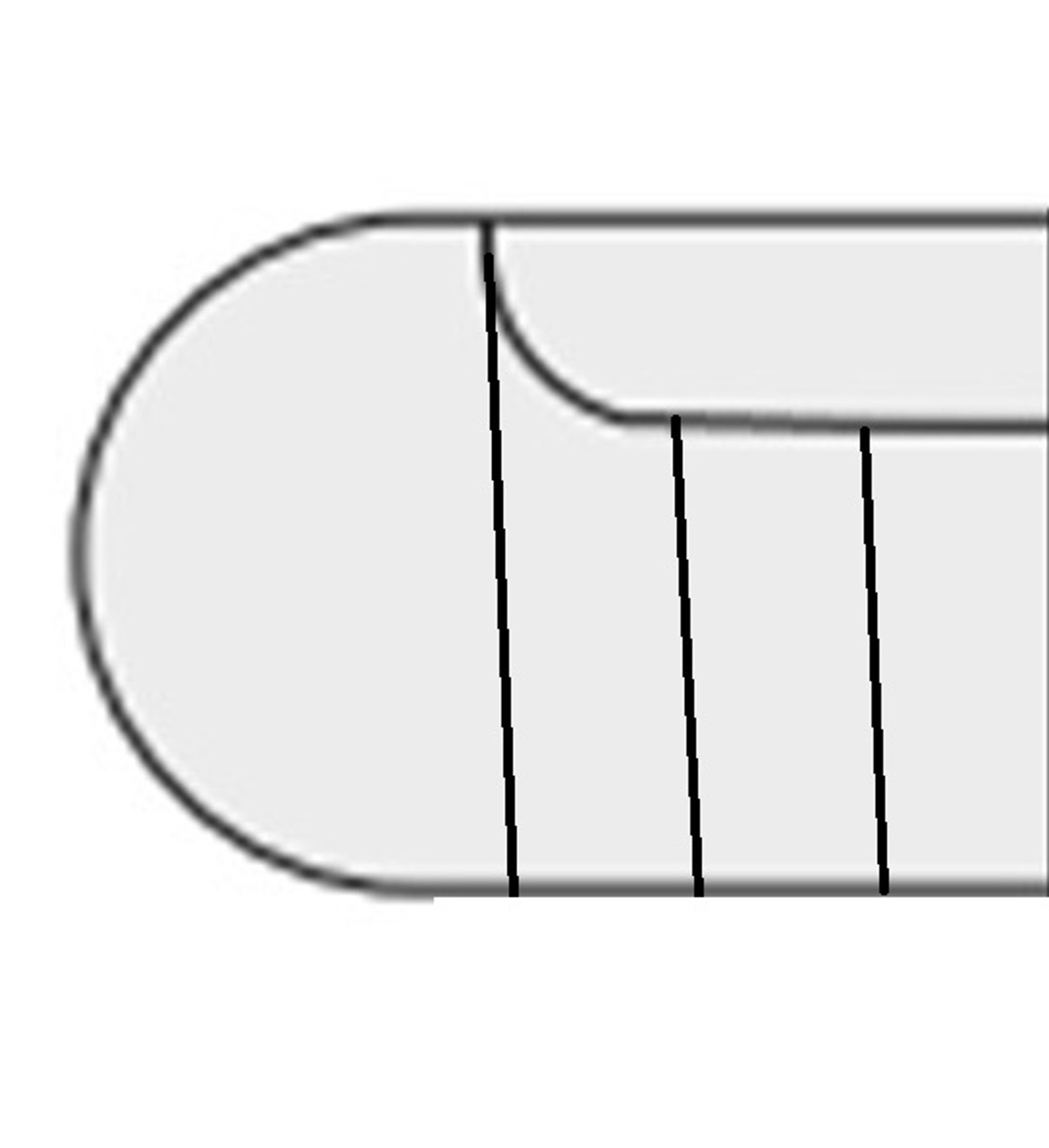 - Eetkamer bank Landmark customized open end left straight