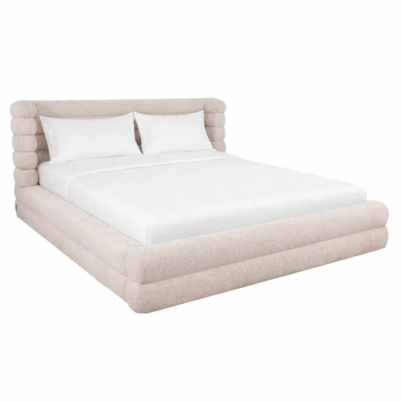 - Bed Obidis natural linear 180x210 (mattress size (excl.) with storage