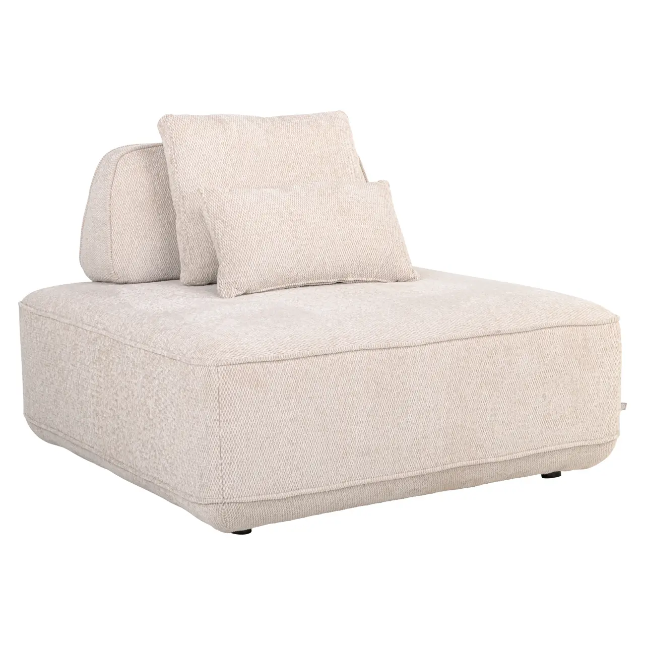 - Bank Tudor natural boldweave 1-seater movable backrest