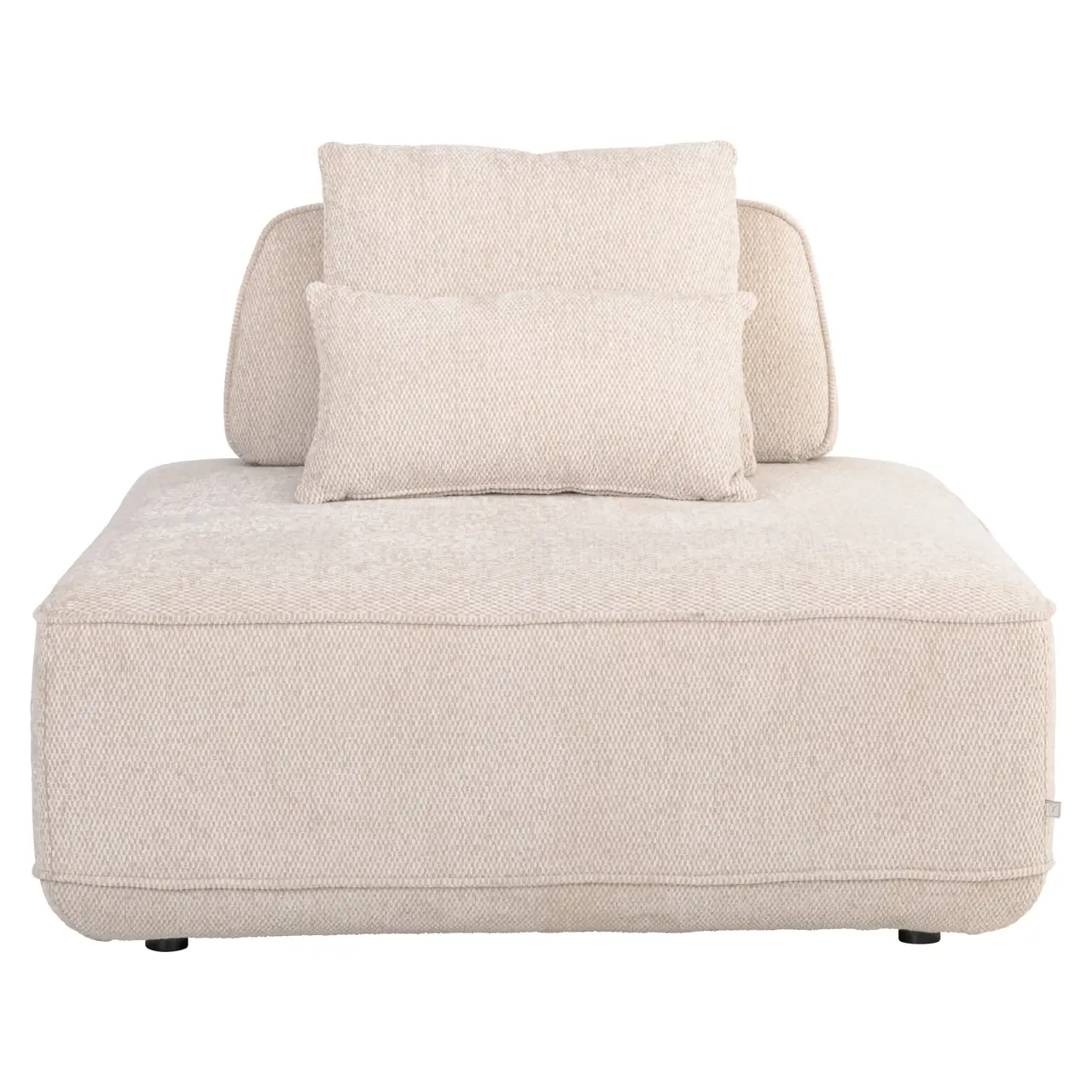 - Bank Tudor natural boldweave 1-seater movable backrest