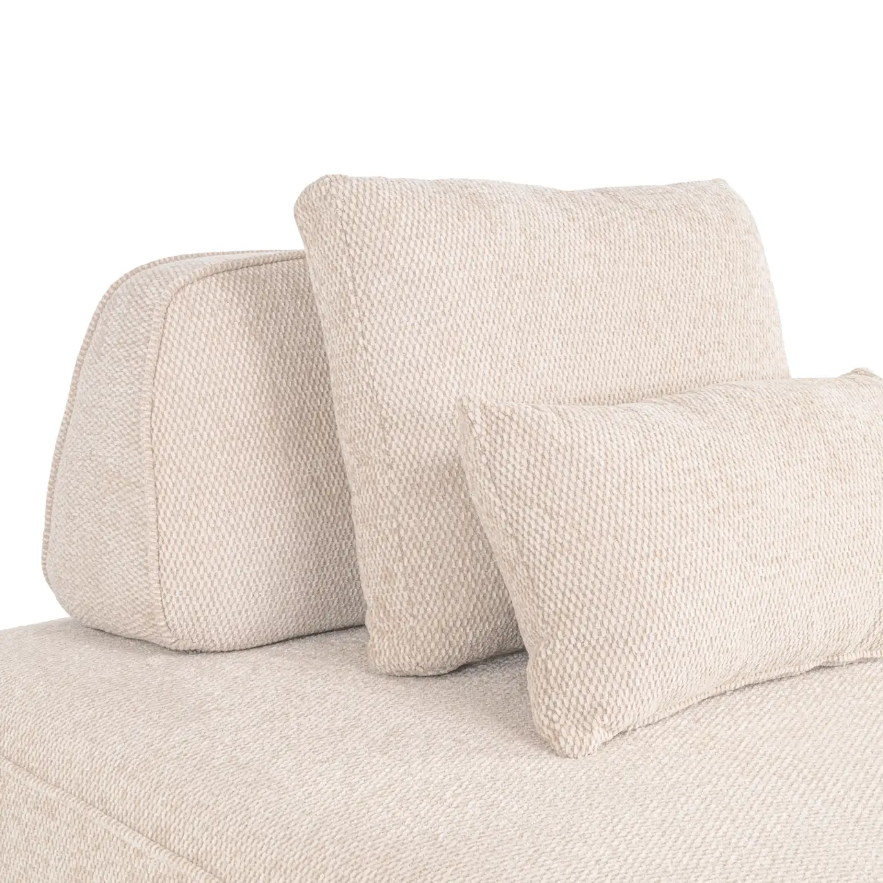 - Bank Tudor natural boldweave 1-seater movable backrest