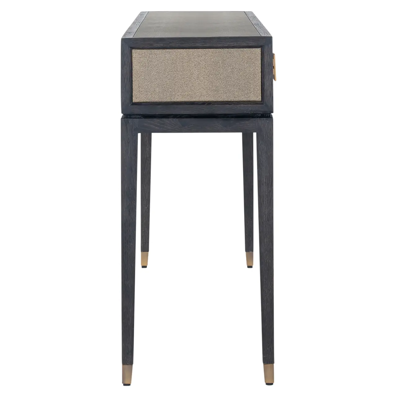 - Console Bloomville brass shagreen