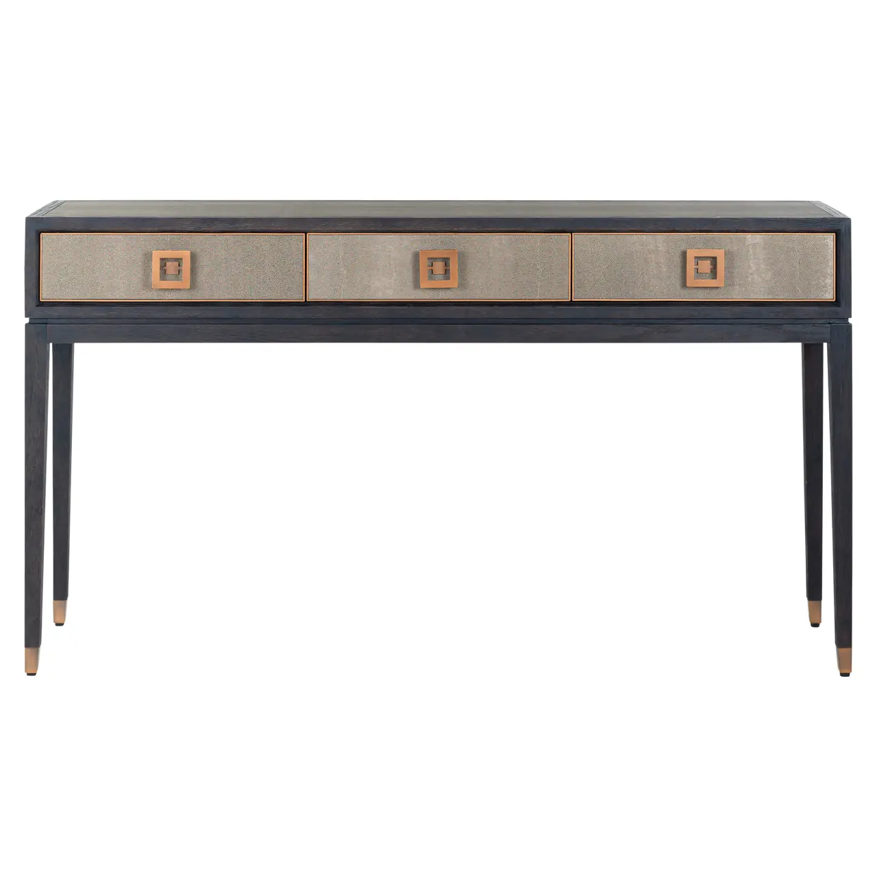 - Console Bloomville brass shagreen