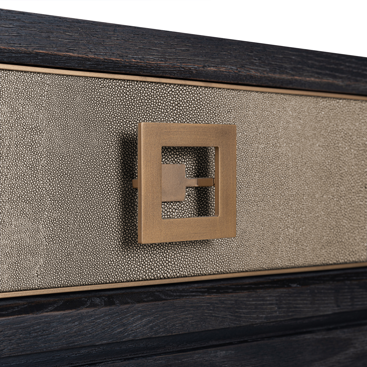 - Console Bloomville brass shagreen