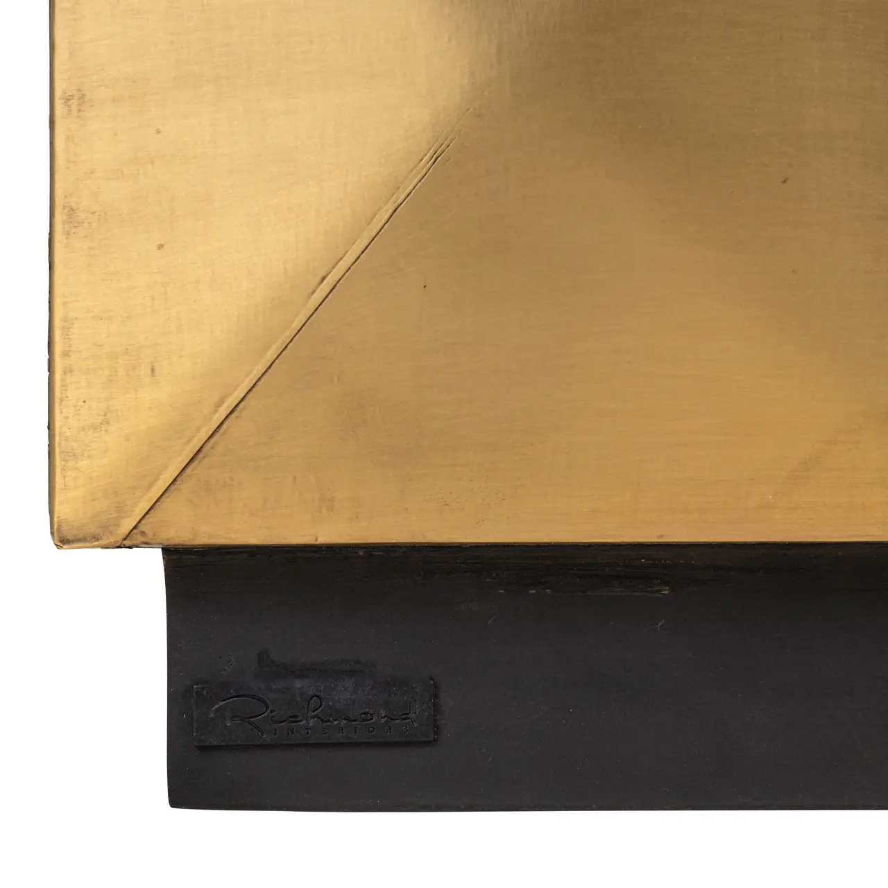 - Salontafel Collada brushed gold incl. glass top