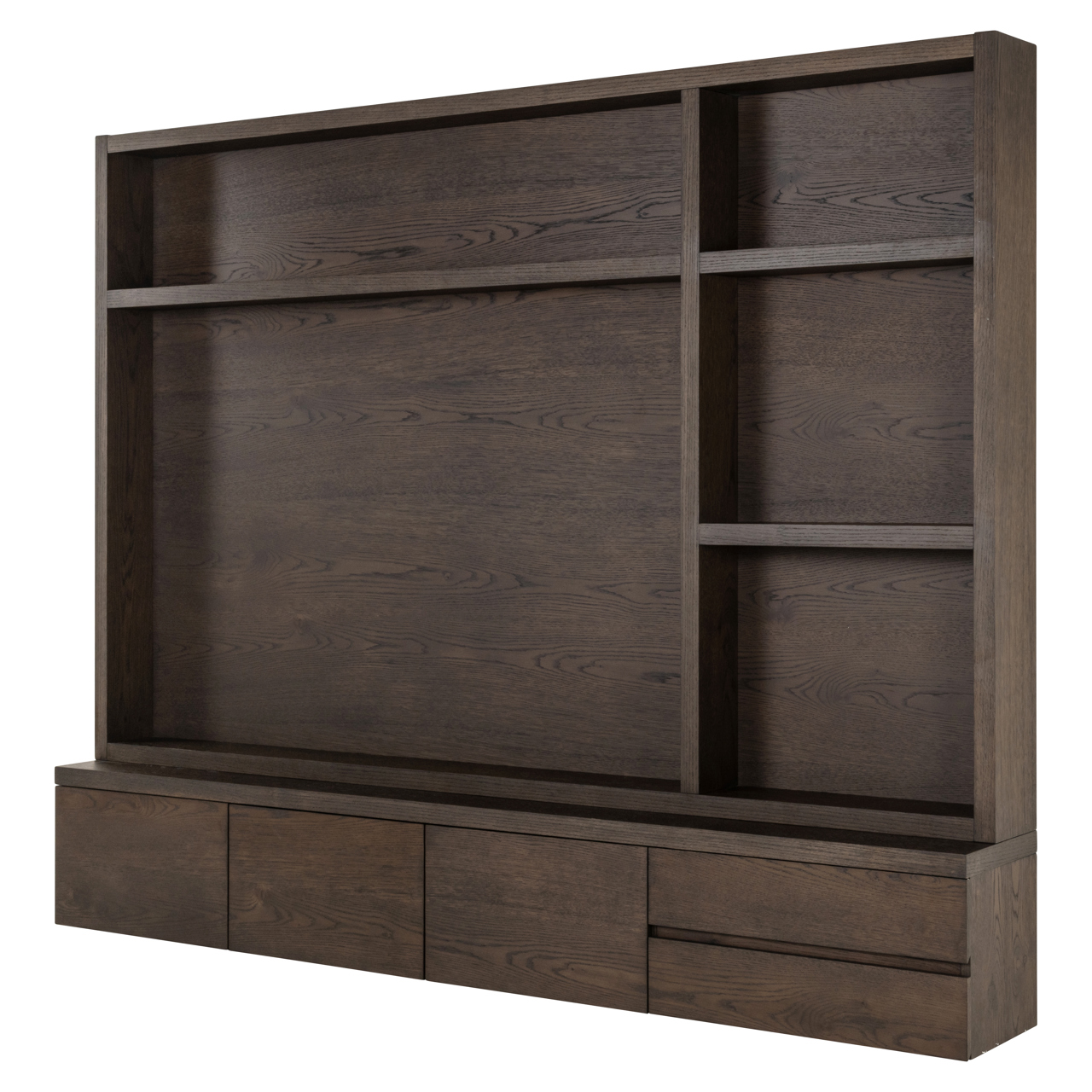 - TV-meubel Lachance brown 3-doors 2-drawers